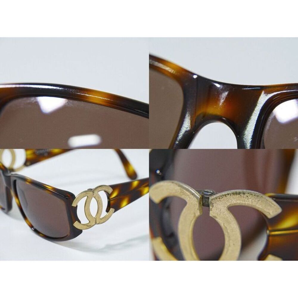 Authentic Chanel Coco Mark Tortoiseshell Pattern … - image 8